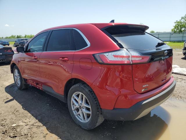 2FMPK4J9XRBA16551 - 2024 FORD EDGE SEL RED photo 2