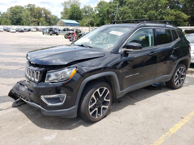 3C4NJDCB6JT147869 - 2018 JEEP COMPASS LIMITED BLACK photo 1