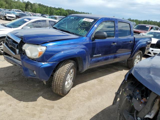 3TMJU4GN5FM175576 - 2015 TOYOTA TACOMA DOUBLE CAB PRERUNNER BLUE photo 1
