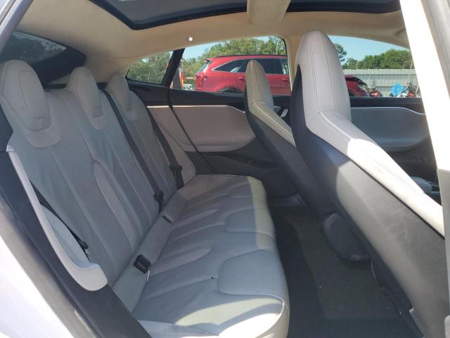 5YJSA1H14EFP51264 - 2014 TESLA MODEL S 白色 照片 10