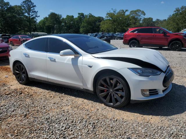 5YJSA1H14EFP51264 - 2014 TESLA MODEL S 白色 照片 4