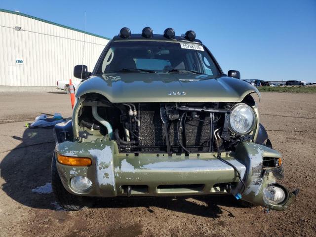 1J4GL38KX3W691322 - 2003 JEEP LIBERTY RENEGADE GREEN photo 5