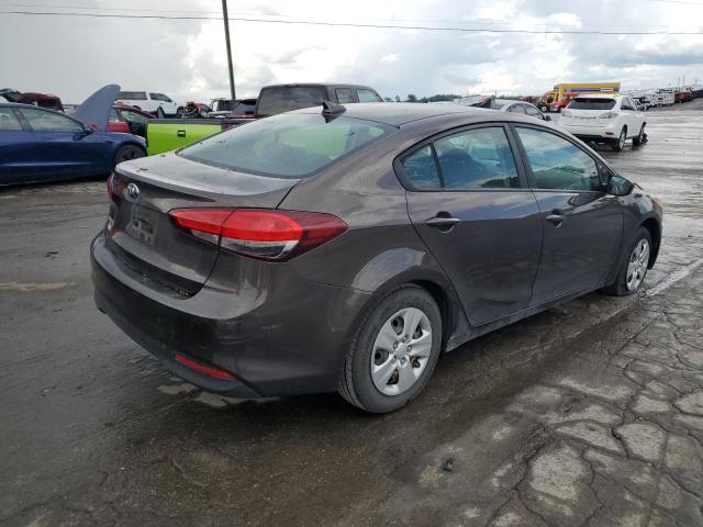 3KPFL4A7XJE197224 - 2018 KIA FORTE LX BROWN photo 3