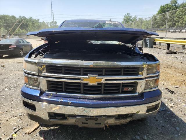 3GCUKREC1EG390080 - 2014 CHEVROLET SILVERADO K1500 LT BLUE photo 5