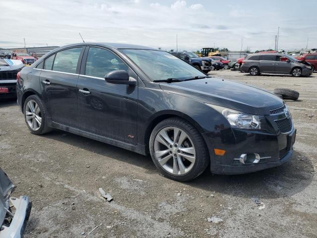 1G1PG5SB2E7325214 - 2014 CHEVROLET CRUZE LTZ BLACK photo 4