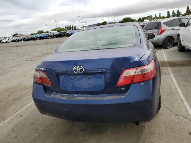 4T1BE46K77U020609 - 2007 TOYOTA CAMRY CE BLUE photo 6