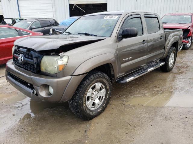3TMJU4GN6BM117714 - 2011 TOYOTA TACOMA DOUBLE CAB PRERUNNER GRAY photo 1