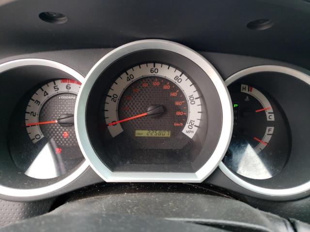 3TMJU4GN6BM117714 - 2011 TOYOTA TACOMA DOUBLE CAB PRERUNNER GRAY photo 9