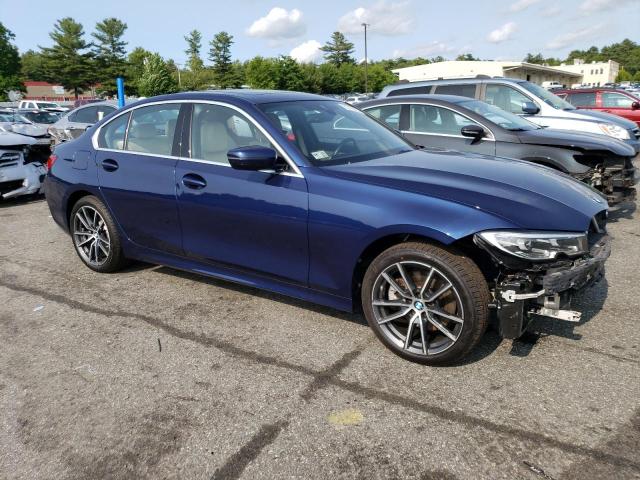 WBA5R7C0XLFH47235 - 2020 BMW 330XI BLUE photo 4