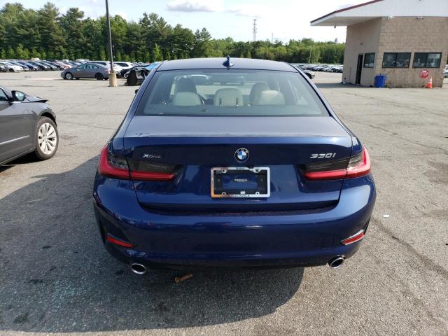 WBA5R7C0XLFH47235 - 2020 BMW 330XI BLUE photo 6