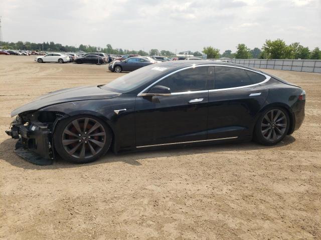5YJSA1E22JF294123 - 2018 TESLA MODEL S შავი ფოტო 1