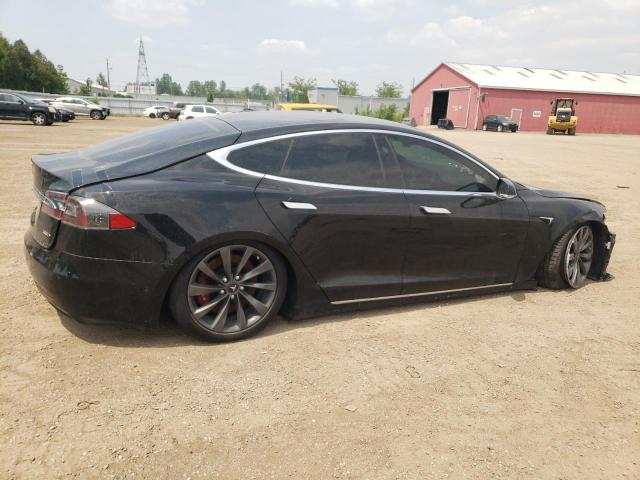 5YJSA1E22JF294123 - 2018 TESLA MODEL S შავი ფოტო 3