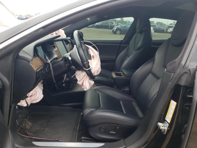 5YJSA1E22JF294123 - 2018 TESLA MODEL S შავი ფოტო 7