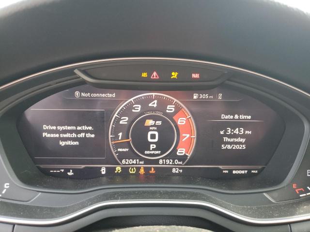 WAUC4CF53JA102584 - 2018 AUDI S5 PRESTIGE 灰色 照片 9