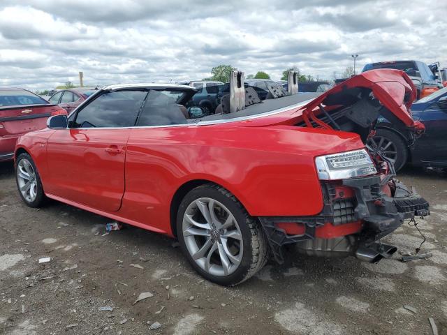 WAUCGAFH6DN008444 - 2013 AUDI S5 PREMIUM PLUS RED photo 2