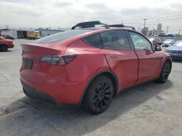 5YJYGDEE0MF149915 - 2021 TESLA MODEL Y RED photo 3