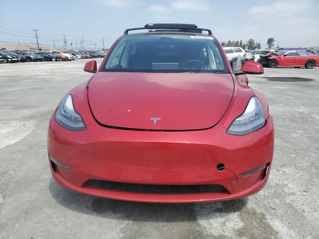 5YJYGDEE0MF149915 - 2021 TESLA MODEL Y RED photo 5