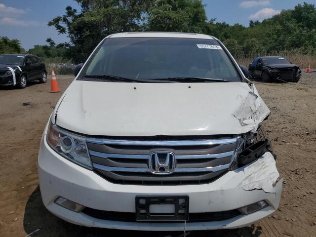 5FNRL5H90BB038833 - 2011 HONDA ODYSSEY TOURING WHITE photo 5