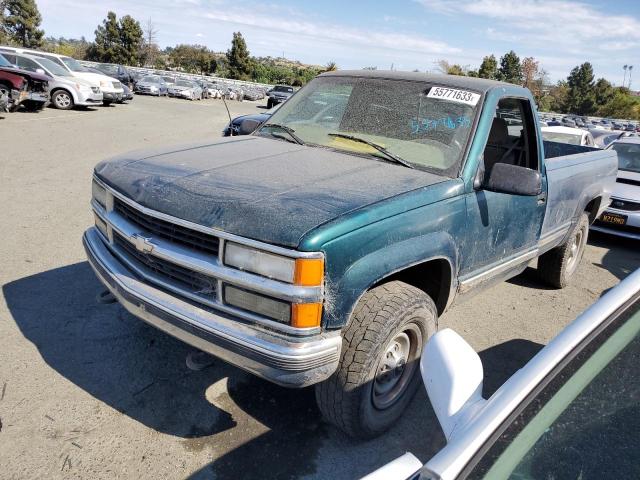 1GCGK24JXVZ219493 - 1997 CHEVROLET C/K S K2500 GREEN photo 1