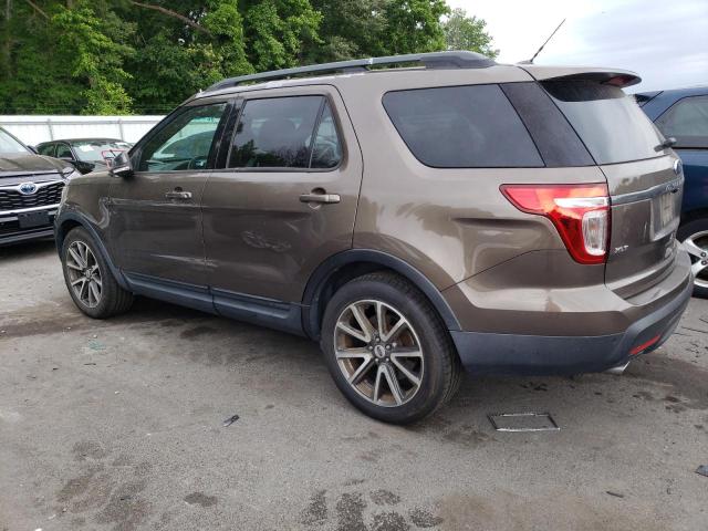 1FM5K7D85FGA07059 - 2015 FORD EXPLORER XLT 棕色 照片 2