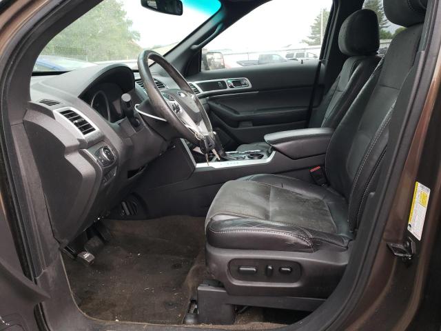 1FM5K7D85FGA07059 - 2015 FORD EXPLORER XLT 棕色 照片 7