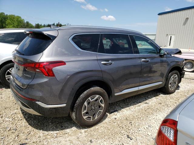 KM8S2DA19MU006584 - 2021 HYUNDAI SANTA FE BLUE SILVER photo 3