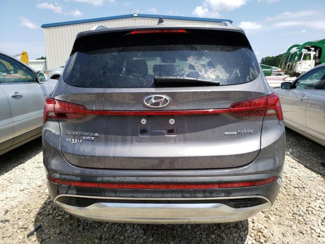 KM8S2DA19MU006584 - 2021 HYUNDAI SANTA FE BLUE SILVER photo 6