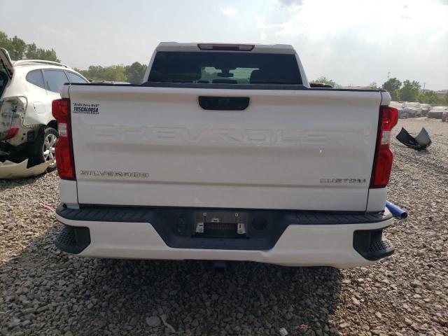 3GCPWBEK2NG135213 - 2022 CHEVROLET SILVERADO C1500 CUSTOM WHITE photo 6