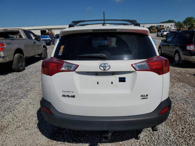 JTMRFREV6FD154843 - 2015 TOYOTA RAV4 XLE WHITE photo 6