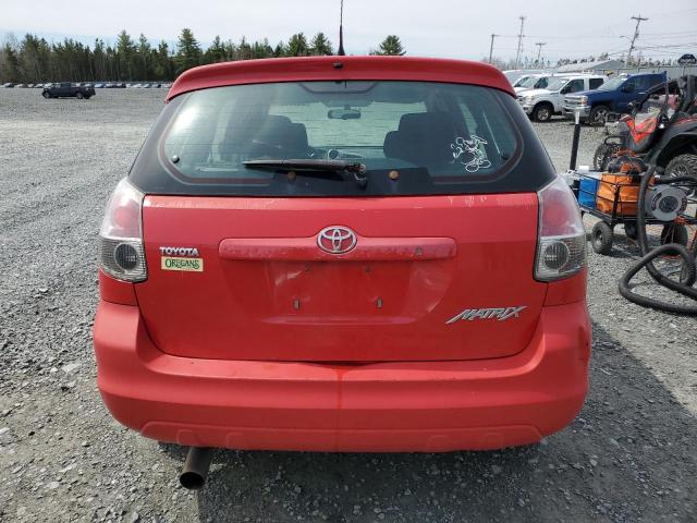 2T1KR32E88C687156 - 2008 TOYOTA COROLLA MA XR RED photo 6