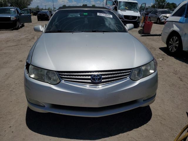 2T1FF28P52C592574 - 2002 TOYOTA CAMRY SOLA SE SILVER photo 5