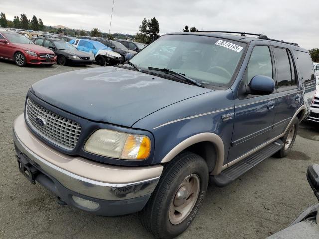 1FMPU18L9XLA08691 - 1999 FORD EXPEDITION BLUE photo 1