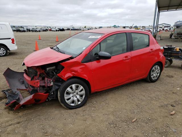 JTDKTUD39CD522747 - 2012 TOYOTA YARIS RED photo 1