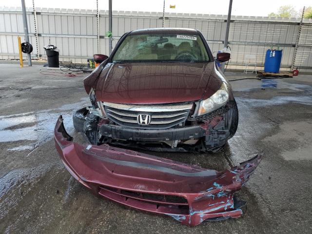 1HGCP2F32CA115950 - 2012 HONDA ACCORD LX BURGUNDY photo 5