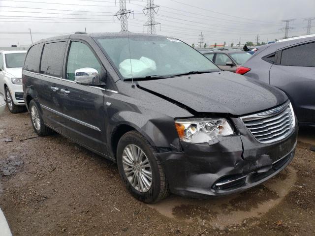 2C4RC1CG6ER258677 - 2014 CHRYSLER TOWN & COU TOURING L GRAY photo 4