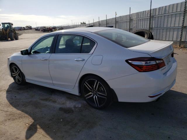 1HGCR2F52GA229853 - 2016 HONDA ACCORD SPORT WHITE photo 2