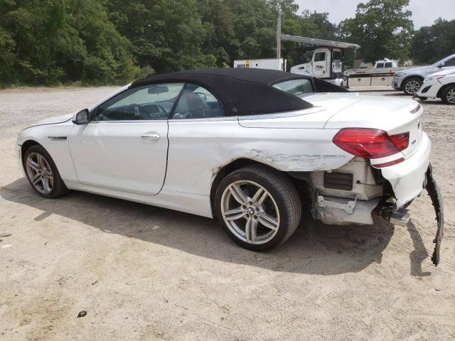WBAYP1C54DD216103 - 2013 BMW 650 XI WHITE photo 2