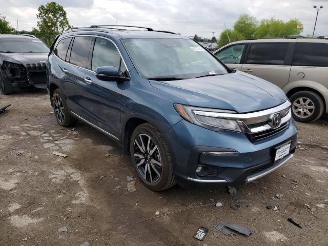 5FNYF6H93KB083001 - 2019 HONDA PILOT TOURING BLUE photo 4