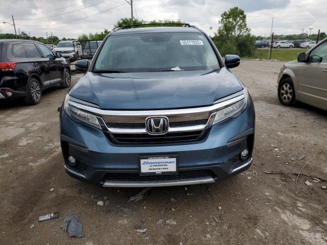 5FNYF6H93KB083001 - 2019 HONDA PILOT TOURING BLUE photo 5