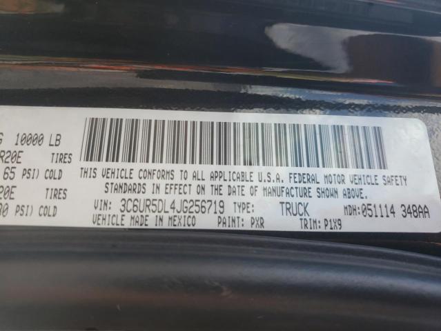 3C6UR5DL4JG256719 - 2018 RAM 2500 SLT შავი ფოტო 10