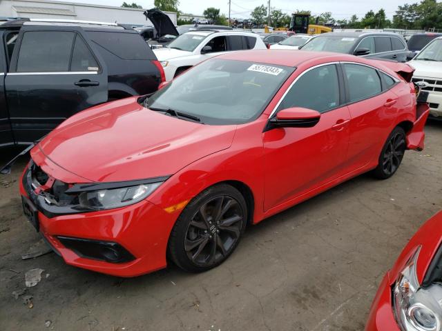 2HGFC2E84LH506914 - 2020 HONDA CIVIC SPORT 红色 照片 1
