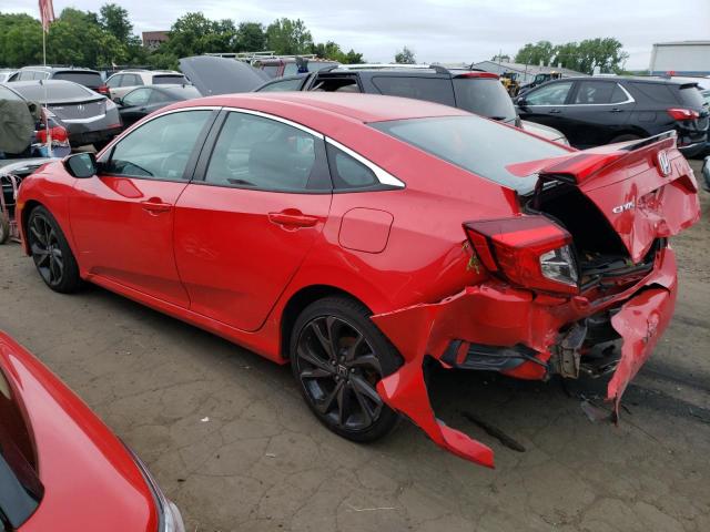 2HGFC2E84LH506914 - 2020 HONDA CIVIC SPORT 红色 照片 2