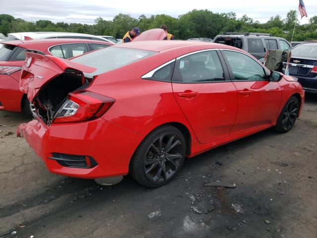 2HGFC2E84LH506914 - 2020 HONDA CIVIC SPORT 红色 照片 3