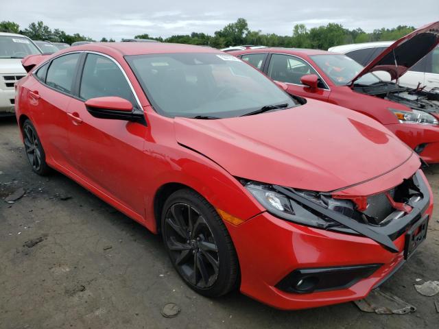 2HGFC2E84LH506914 - 2020 HONDA CIVIC SPORT 红色 照片 4