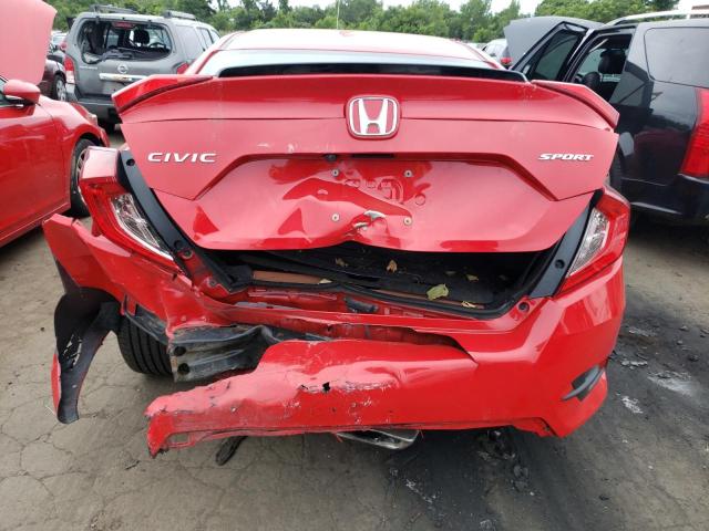 2HGFC2E84LH506914 - 2020 HONDA CIVIC SPORT 红色 照片 6
