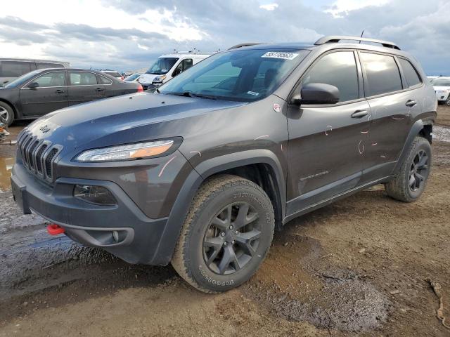 1C4PJMBB2HW515690 - 2017 JEEP CHEROKEE TRAILHAWK CHARCOAL photo 1