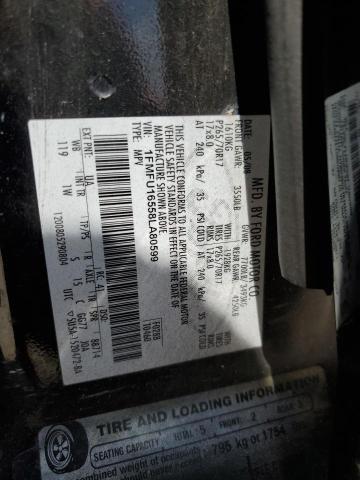 1FMFU16558LA80599 - 2008 FORD EXPEDITION XLT BLACK photo 13