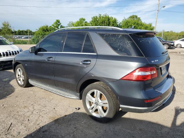 4JGDA5HB7CA024288 - 2012 MERCEDES-BENZ ML 350 4MATIC CHARCOAL photo 2