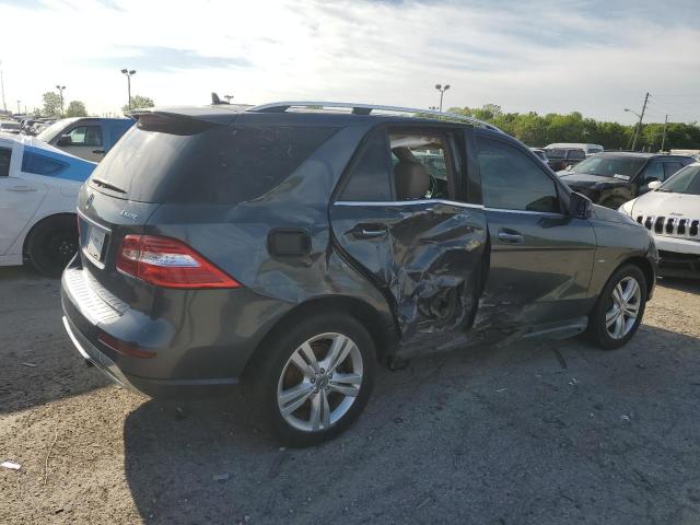 4JGDA5HB7CA024288 - 2012 MERCEDES-BENZ ML 350 4MATIC CHARCOAL photo 3