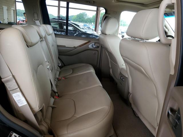 5N1AR18U96C660614 - 2006 NISSAN PATHFINDER LE BLACK photo 11